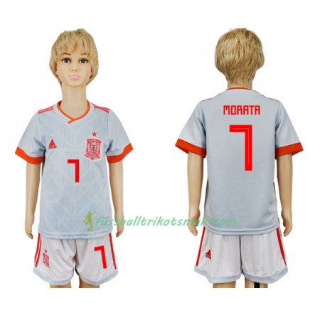 Fußballtrikots Spanien Morata 7 Kinder WM 2018 Auswärts-trikot kaufen
